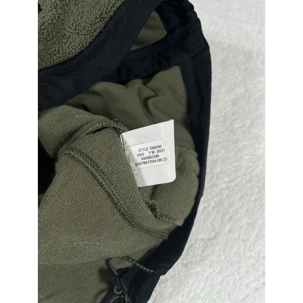 Under Armour Mission Boucle Green Fleece Full Zip Mock Sherpa Vest Men's‎ Small